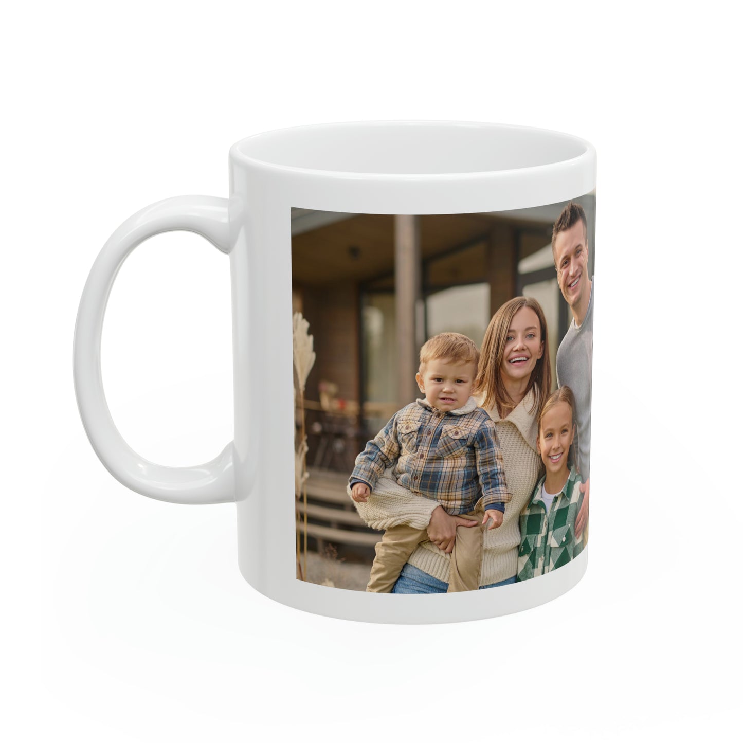 Memories Collection - Personalized Family Photo Collage Ceramic Mug,11oz