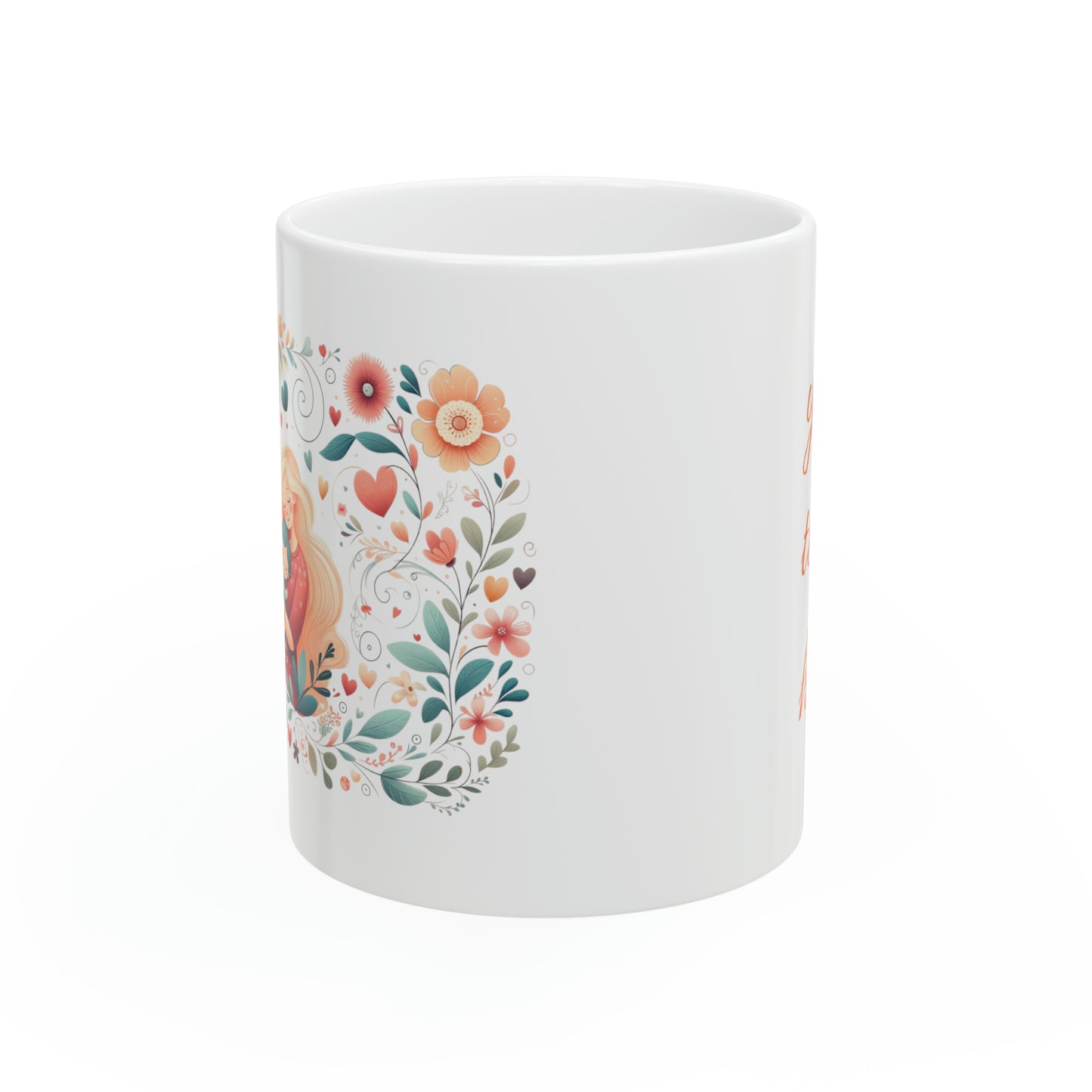 Customizable Gift for Mom! - Happy Mother's Day Ceramic Mug, 11oz