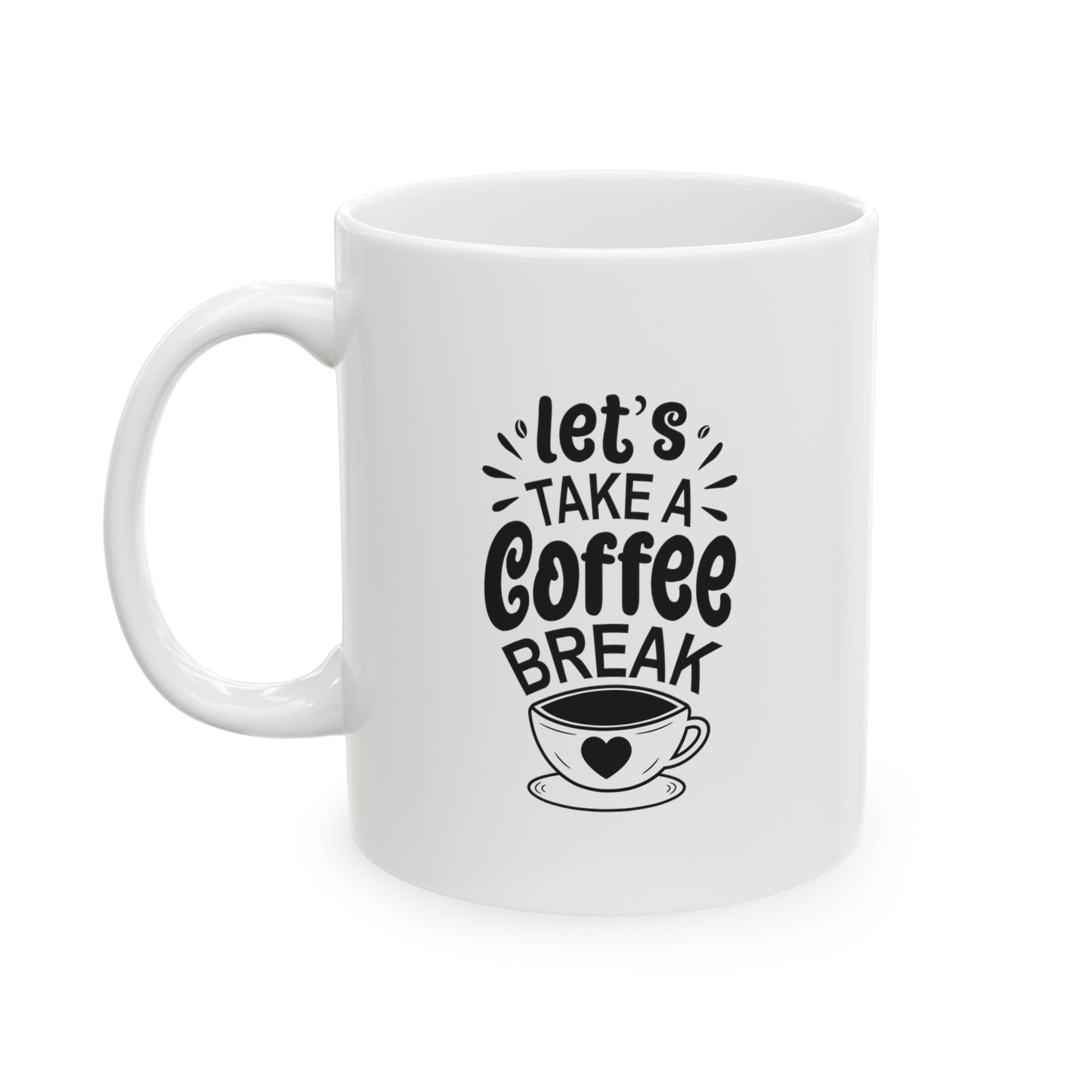 Endless Aroma Cup for Coffee Day, Ceramic Mug, 11oz