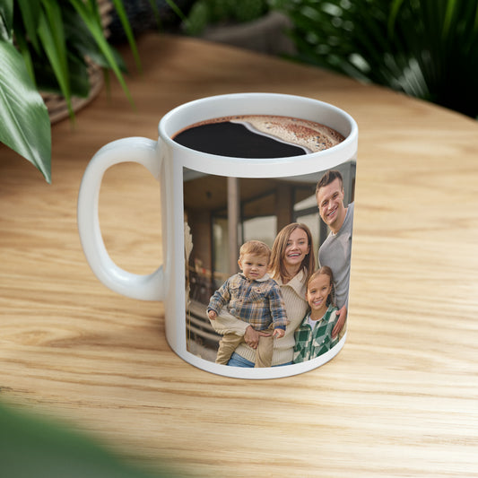 Memories Collection - Personalized Family Photo Collage Ceramic Mug,11oz