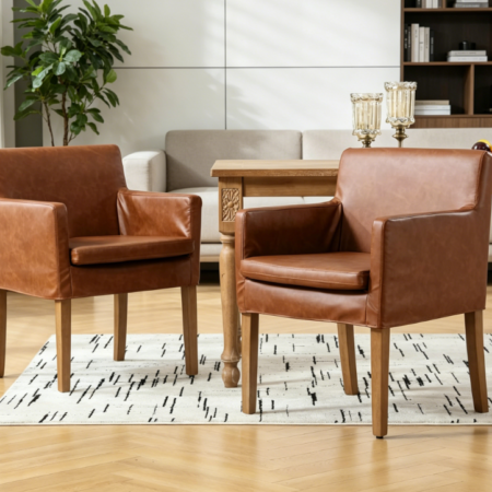 Set of 4 Black Rattan Dining Chairs, Linen Upholstered Farmhouse Style with Cane Back, Wooden Frame, Removable Cushion, Armless for Dining Living Room